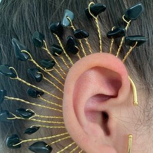 HANDMADE EAR CUFF - BATHED IN 24K GOLD